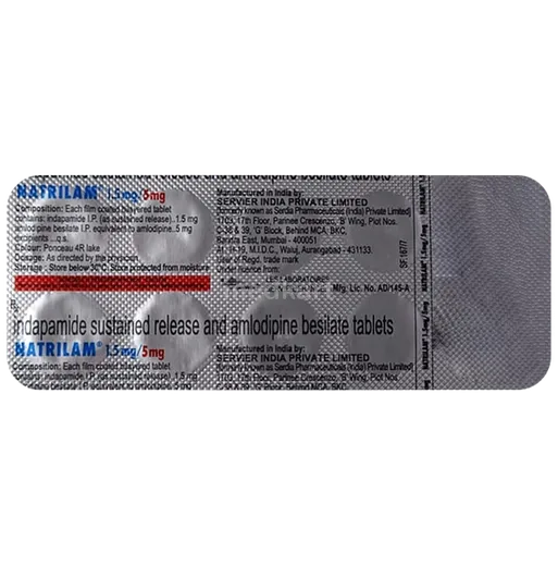 natrilam 5mg tablet 10's